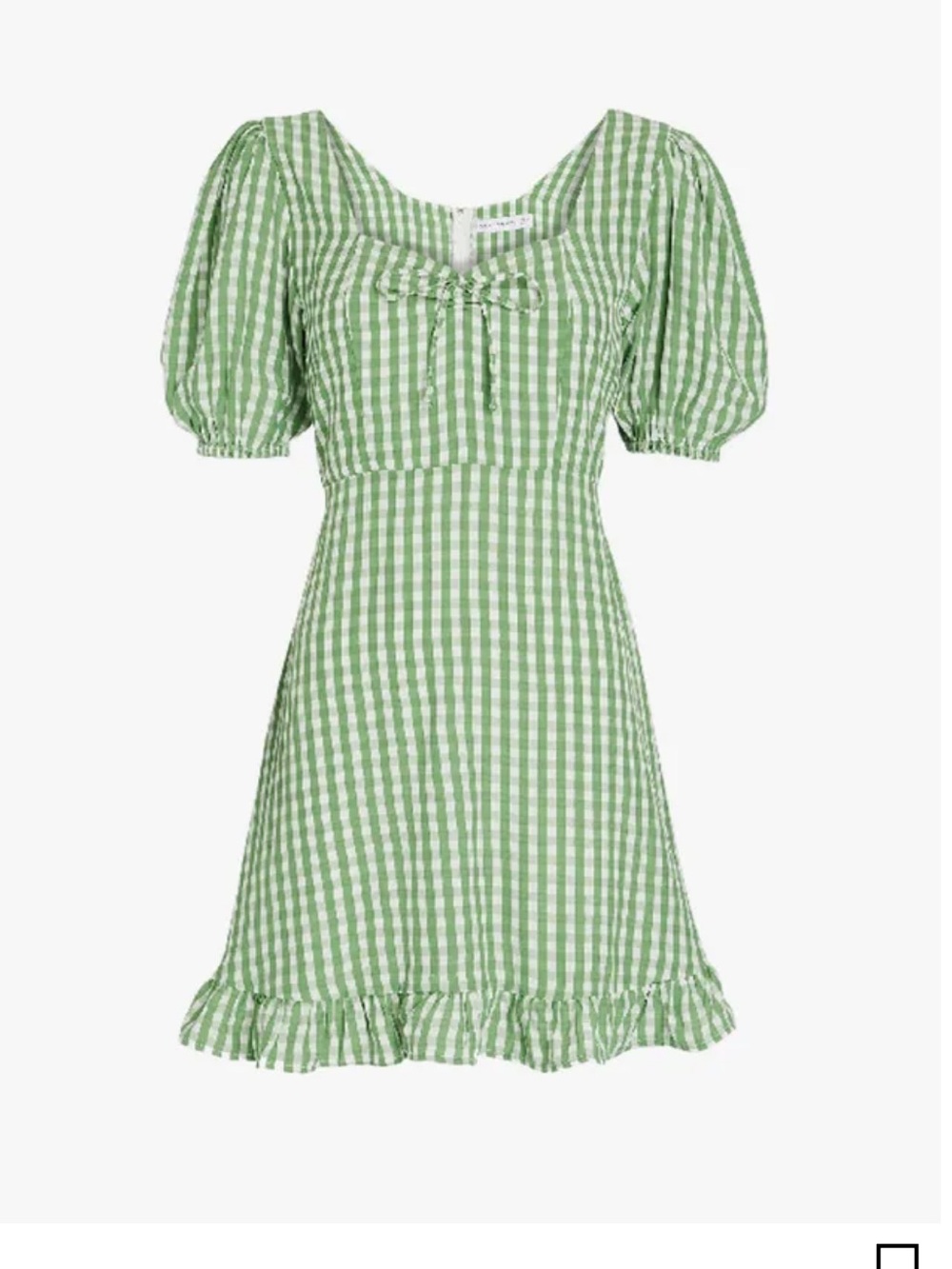 Faithfull the Brand Agathe puff-sleeve mini dress